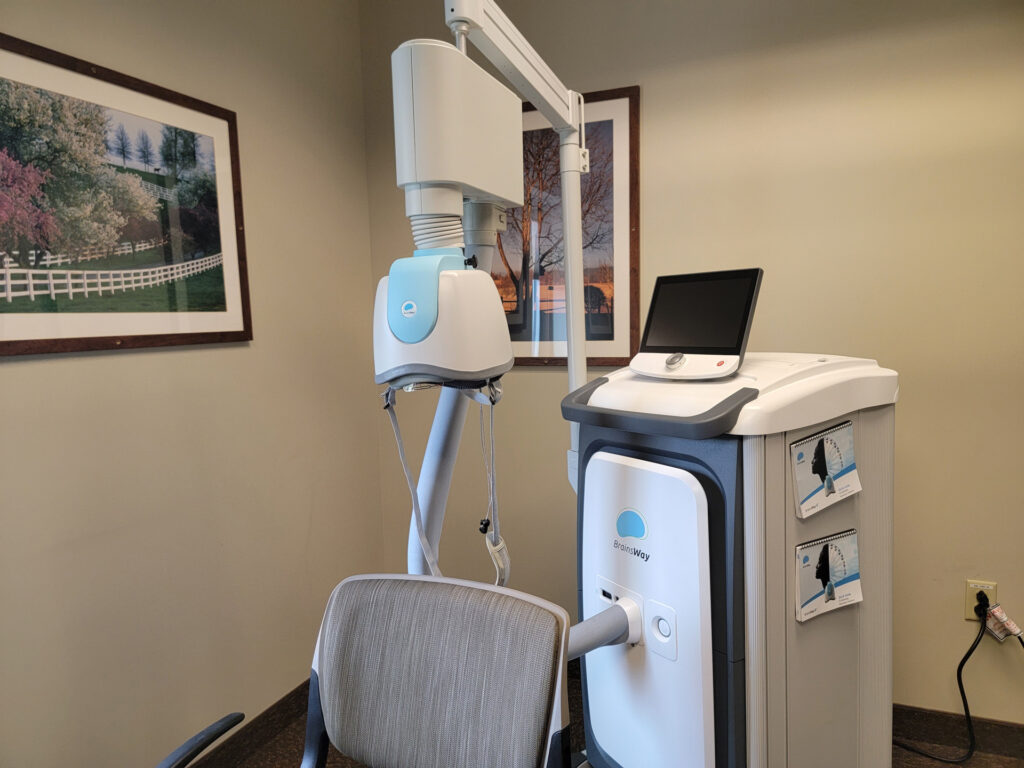 Machine for deep transcranial magnetic stimulation