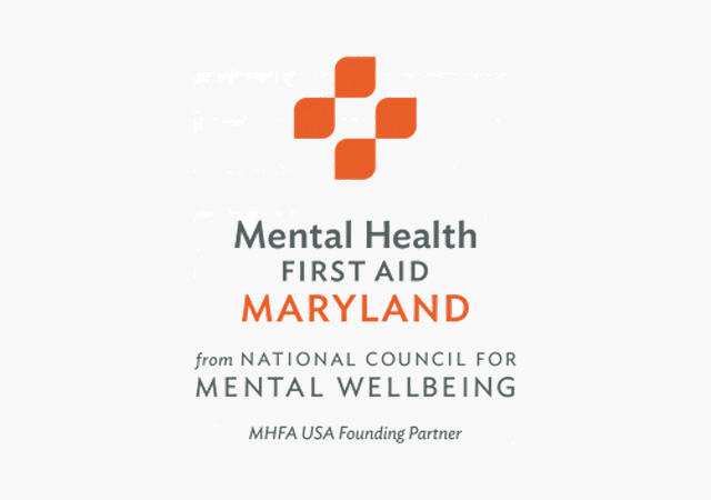 Mental Health First Aid Maryland logo graphic